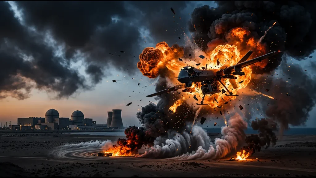 Drone Strike Triggers Fire Near UAE’s Barakah Nuclear Power Plant Amid Rising Gulf Tensions