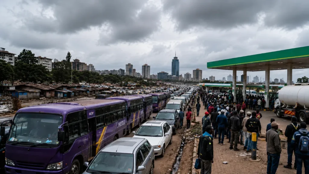 Nationwide Fuel Price Strike Brings Kenya’s Transport System to a Standstill